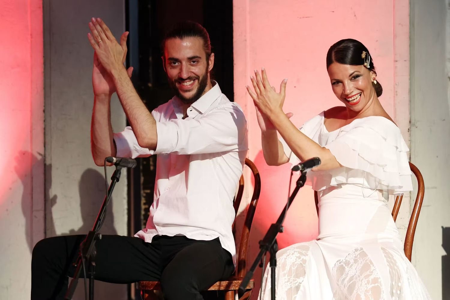 Flamenco-Gitarre und Tanz auf der Bühne des Palau de la Música